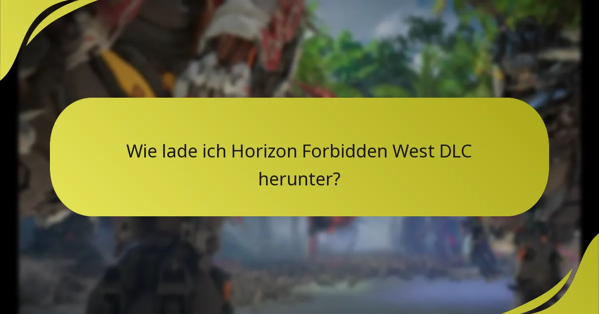 Was sind die Kaufoptionen für Horizon Forbidden West DLC?